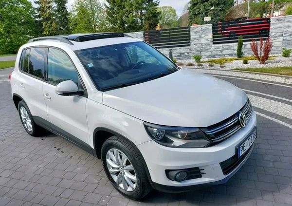 lubelskie Volkswagen Tiguan cena 48900 przebieg: 202354, rok produkcji 2013 z Goleniów